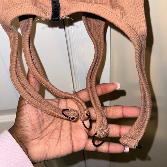 Naked Wardrobe snatch snd zipper corset - Picture 4 of 5